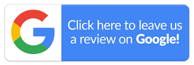 A blue and white button featuring the Google logo and the text Click here to leave us a review on Google!.
